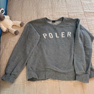 Poler stuff Crew Neck Sweatshirt s grey heather
